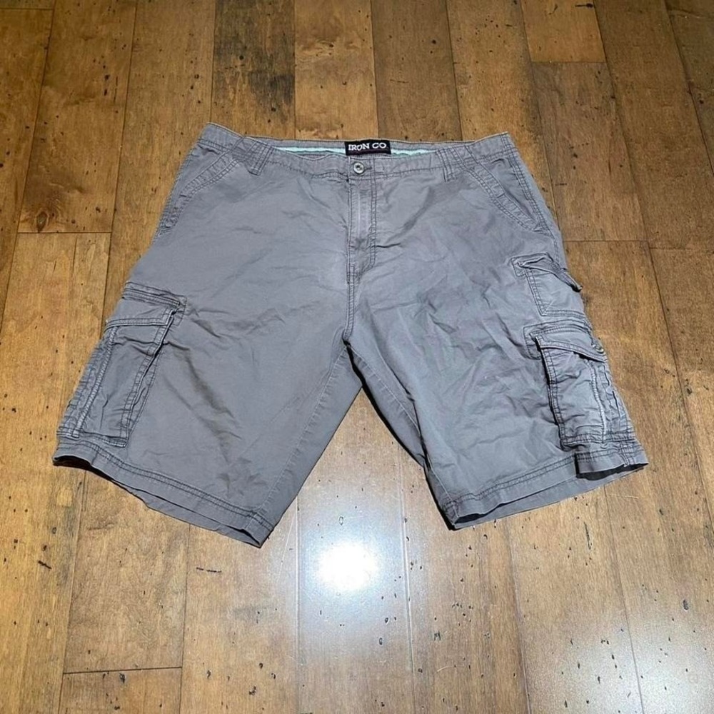 Iron Co grey‎ cargo shorts Size 38